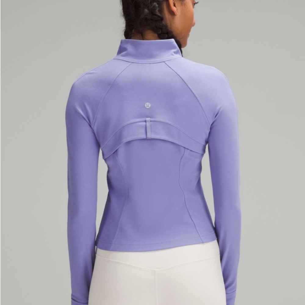 4. MSRP$118 Lululemon Cropped Define Jacket *Nulu Dark Lavender Size 0